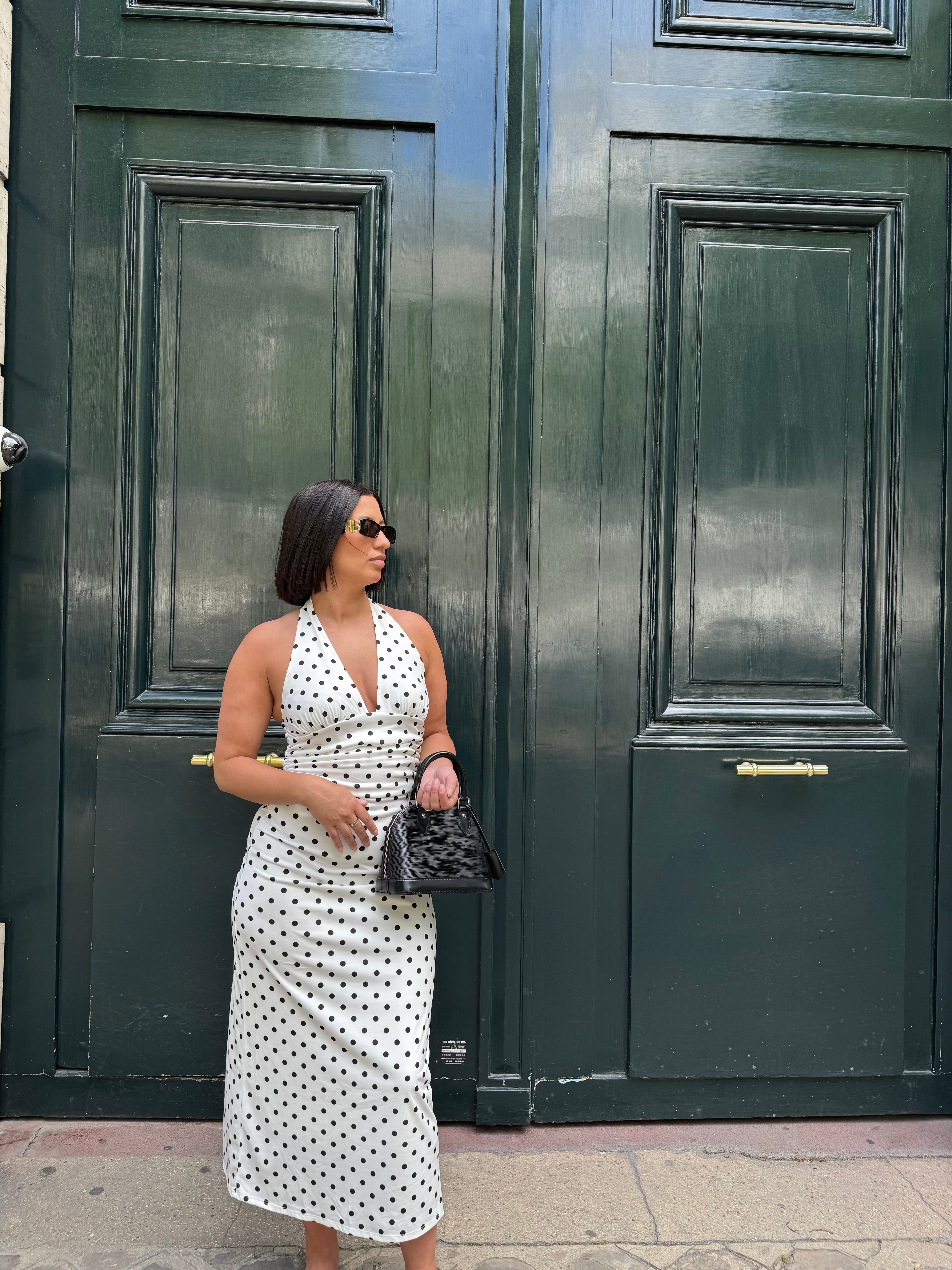 Robe à pois